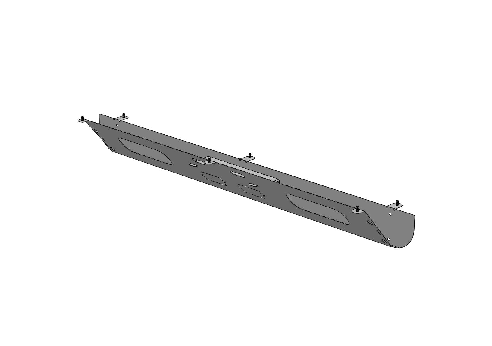 Canaleta Eléctrica Individual Billydesk para 120 cm - Ergonomik pieza OFIK