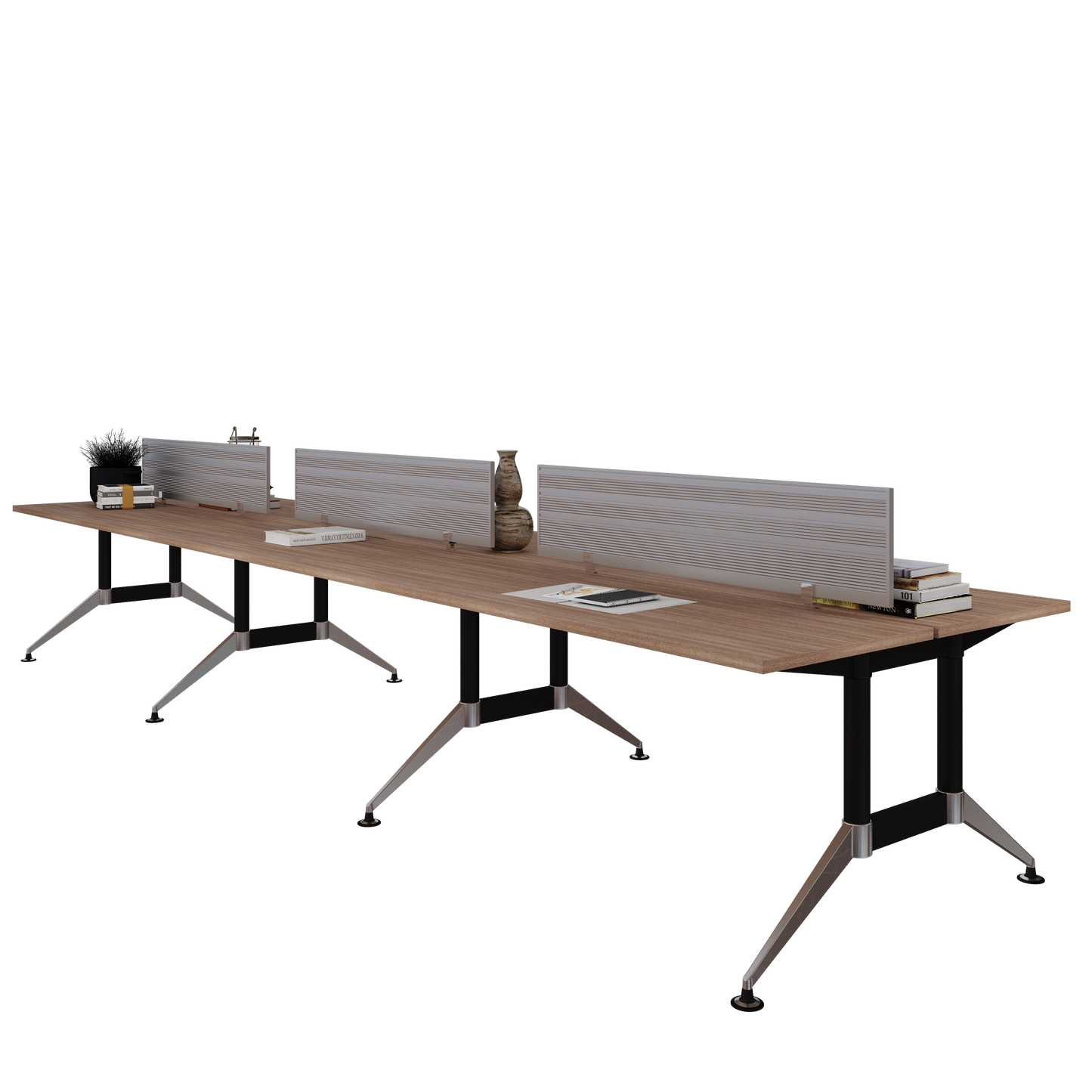 Estación Tech B Chrome Bench 04 1.80x.60 Mampara Madera