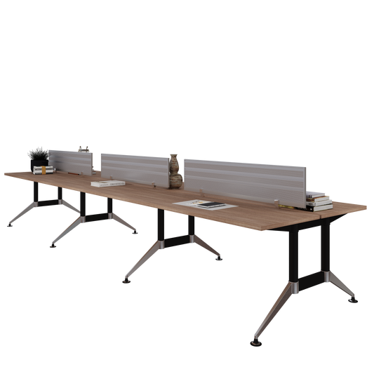 Estación Tech B Chrome Bench 04 1.80x.60 Mampara Madera
