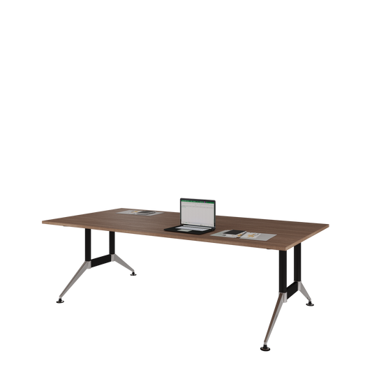 Mesa de Juntas Tech B Chrome Rectangular