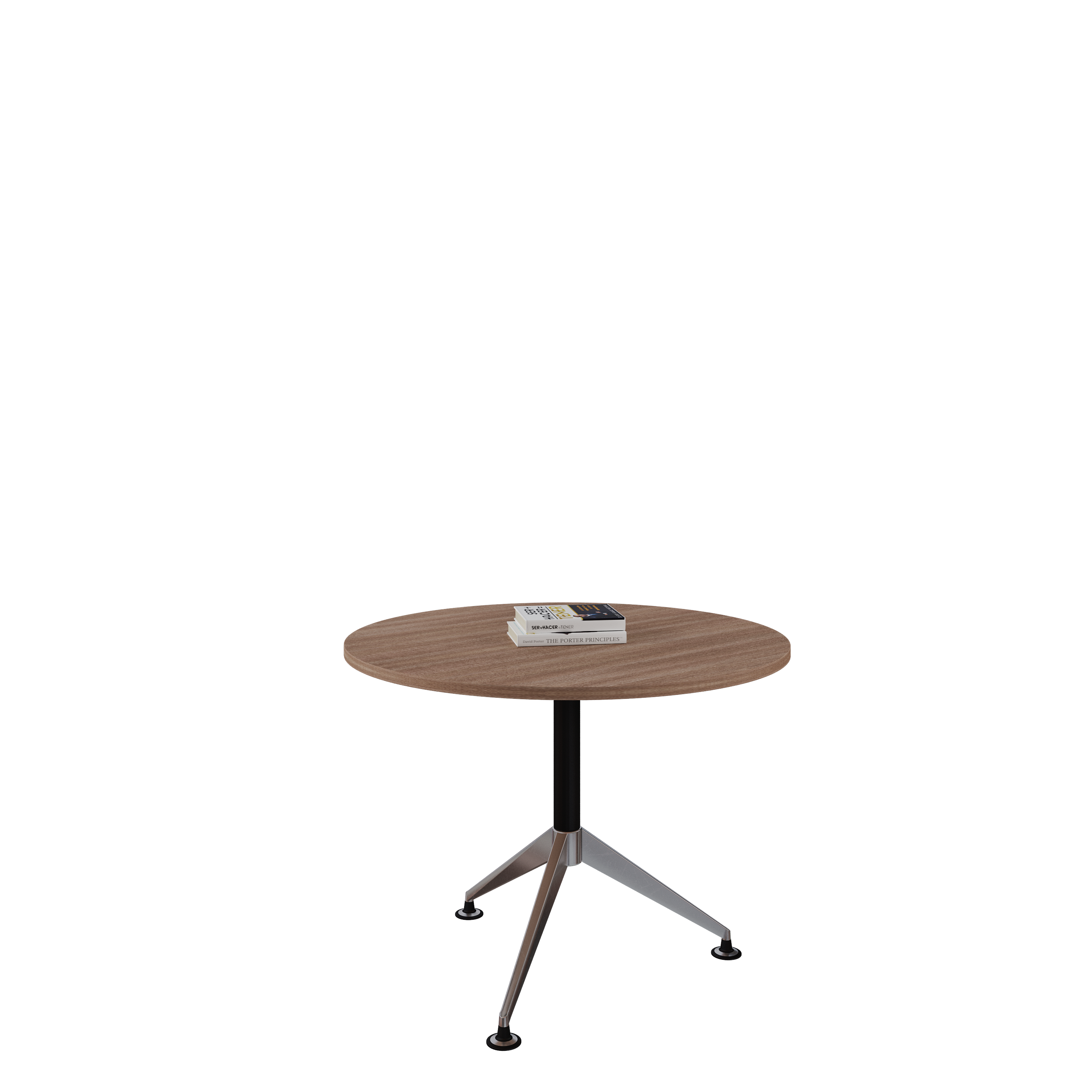 Mesa de Juntas Tech B Chrome redonda
