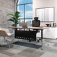 Mesa Ejecutiva Tech B Chrome  1.80 m x 0.80 m