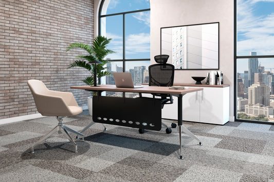 Mesa Ejecutiva Tech B Chrome  1.80 m x 0.80 m