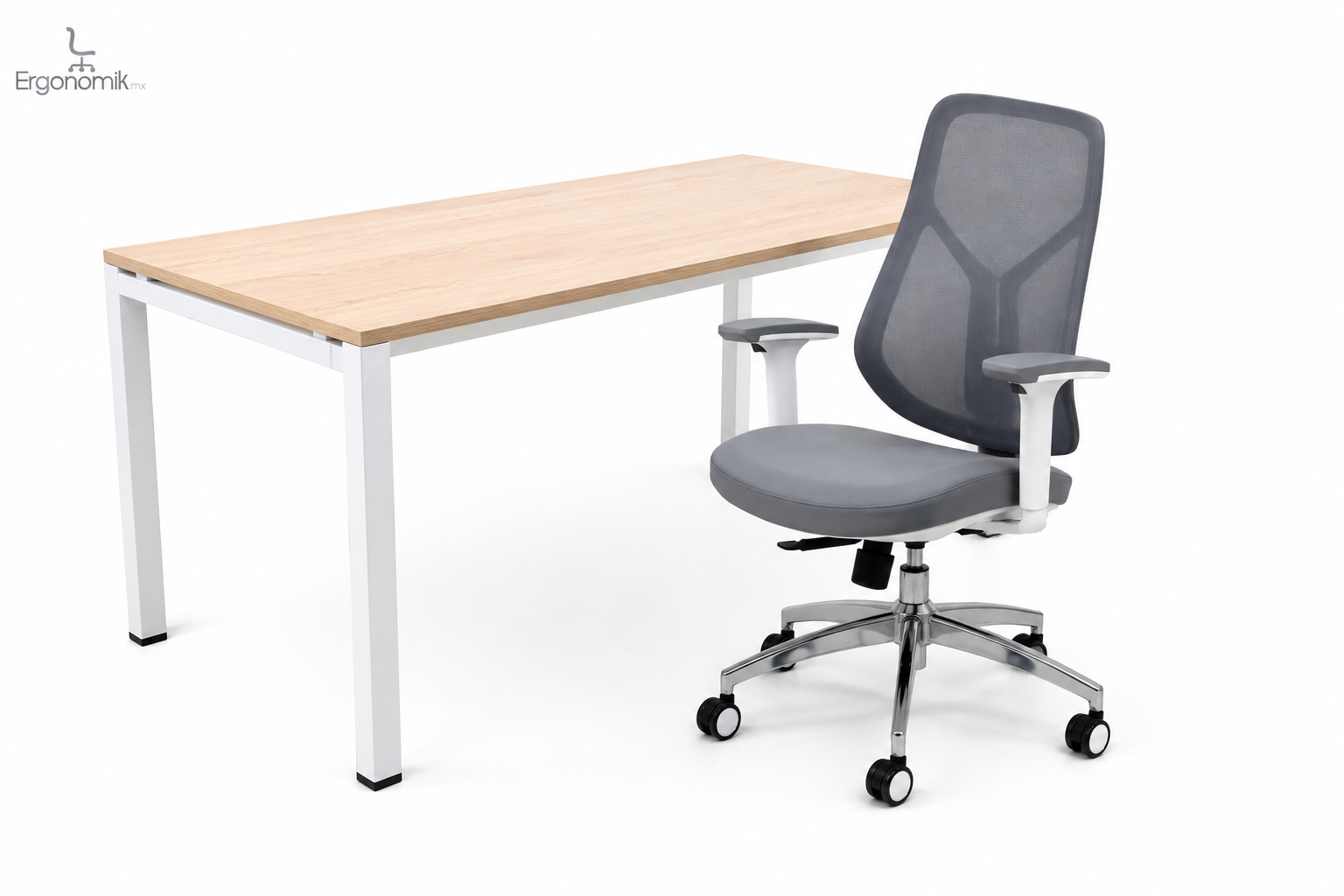 Silla Ejecutiva Julia+Escritorio Hamilton 180 X 80