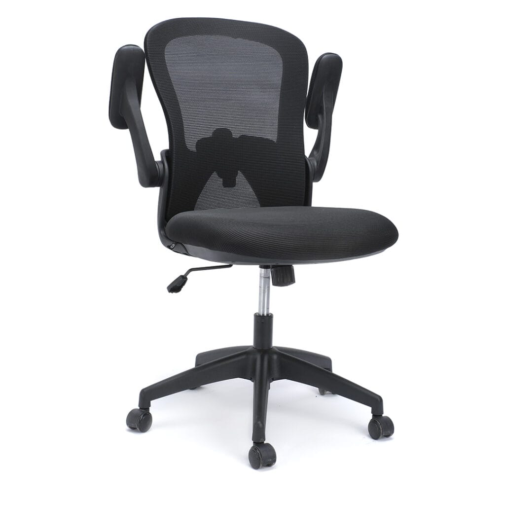 Silla Operativa De Brazo Abatible H6 Mesh Negro