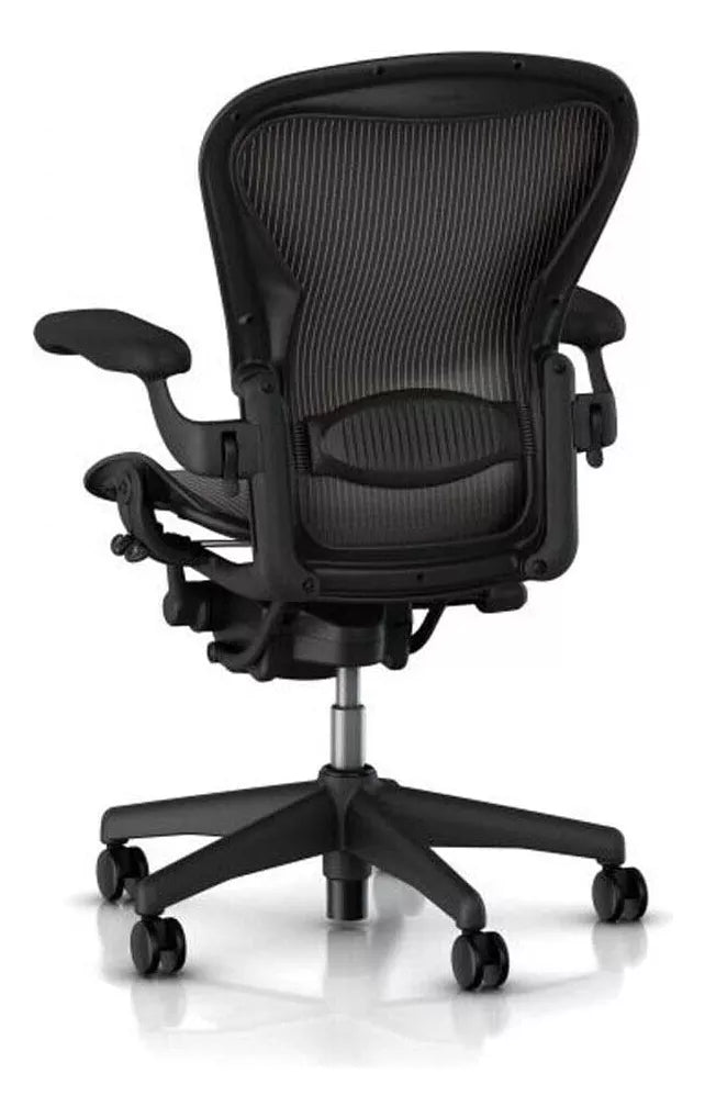 Soporte Lumbar Almohadilla De Apoyo  Para Silla Herman Miller Classic Color negro talla B y C