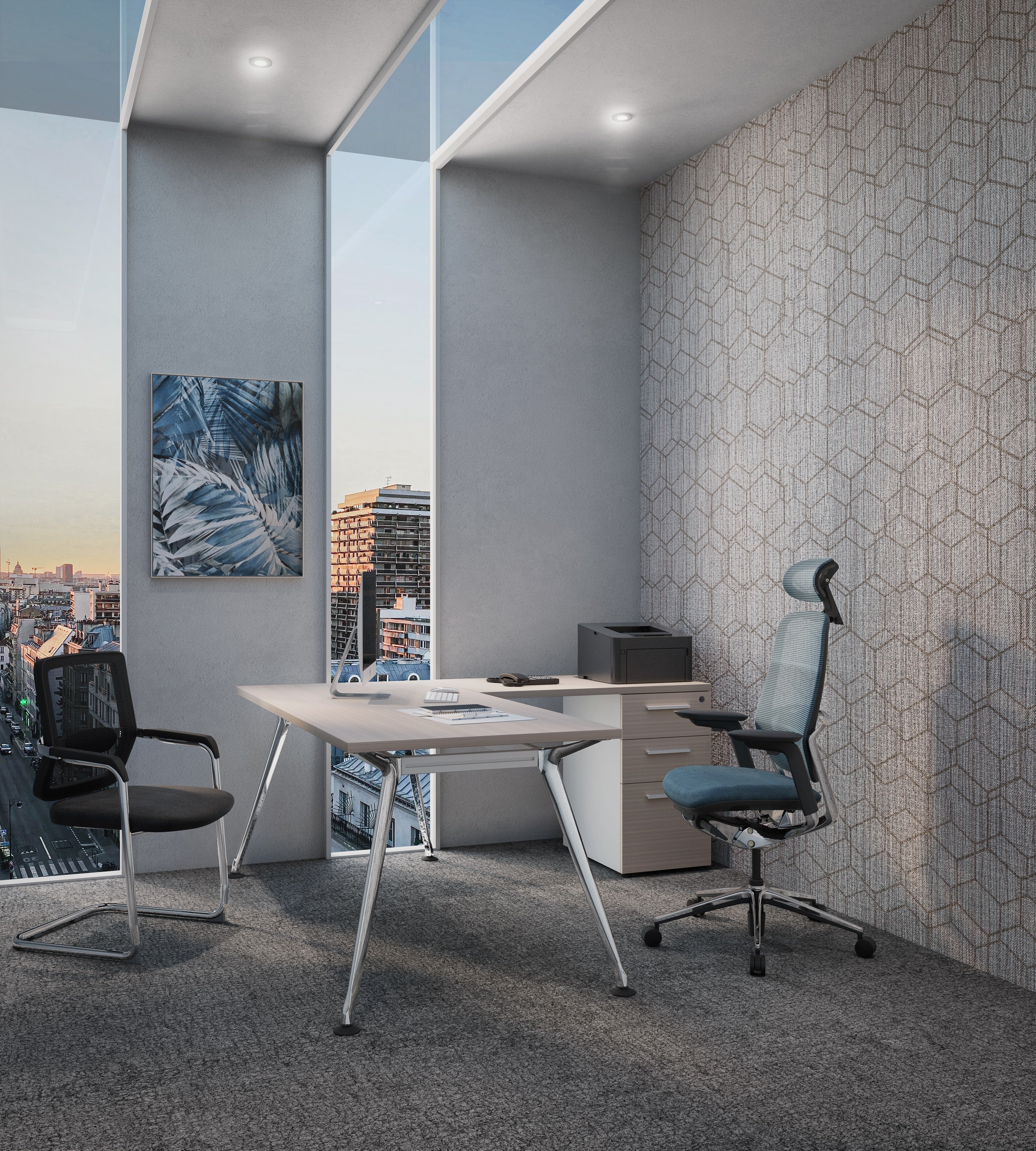 Silla Cloud en ambiente de oficina