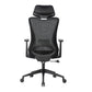 Silla Ejecutiva E106 Mesh y Tela Color Negro