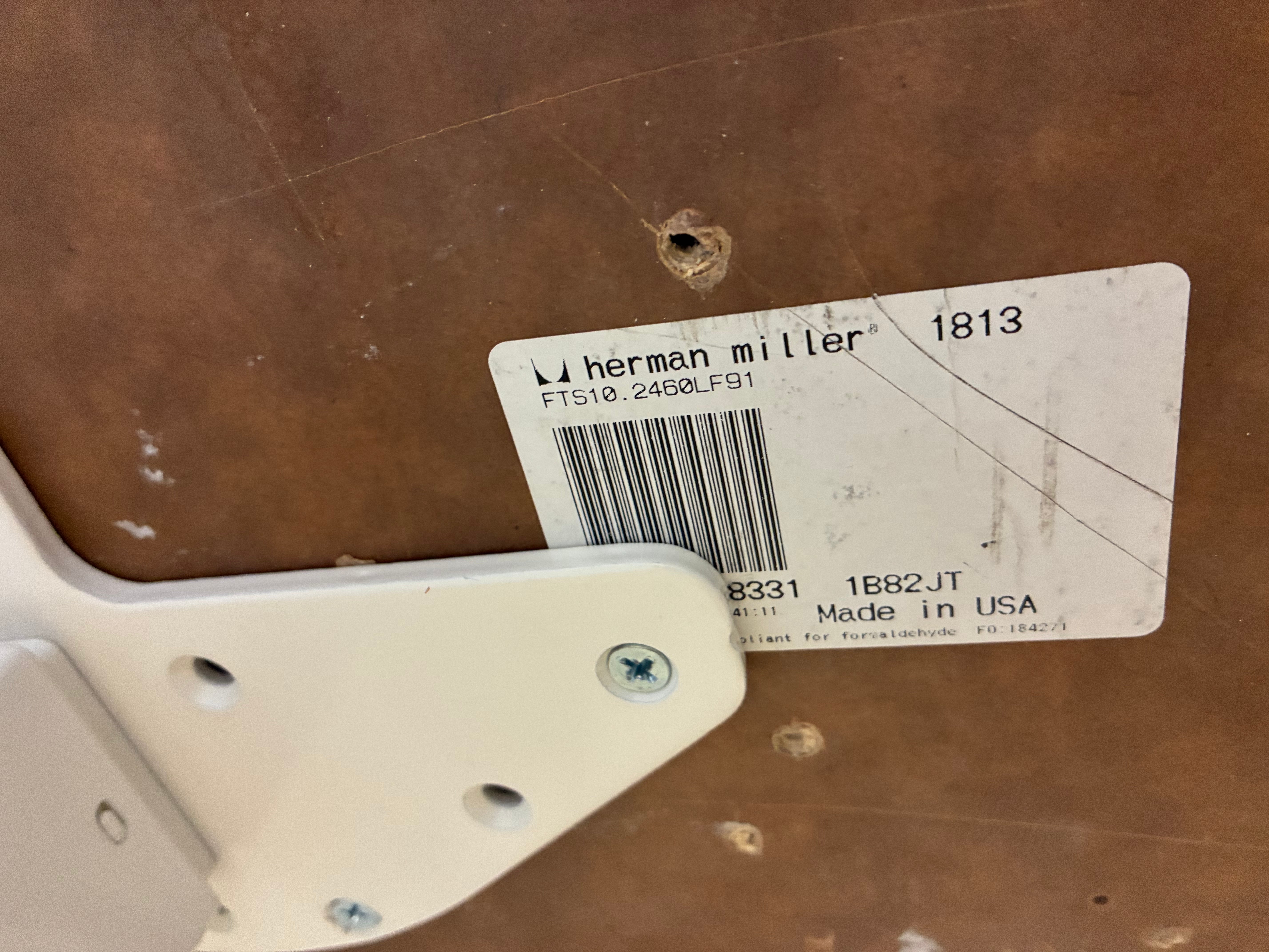 Escritorio Altura Ajustable Blanco Herman Miller
