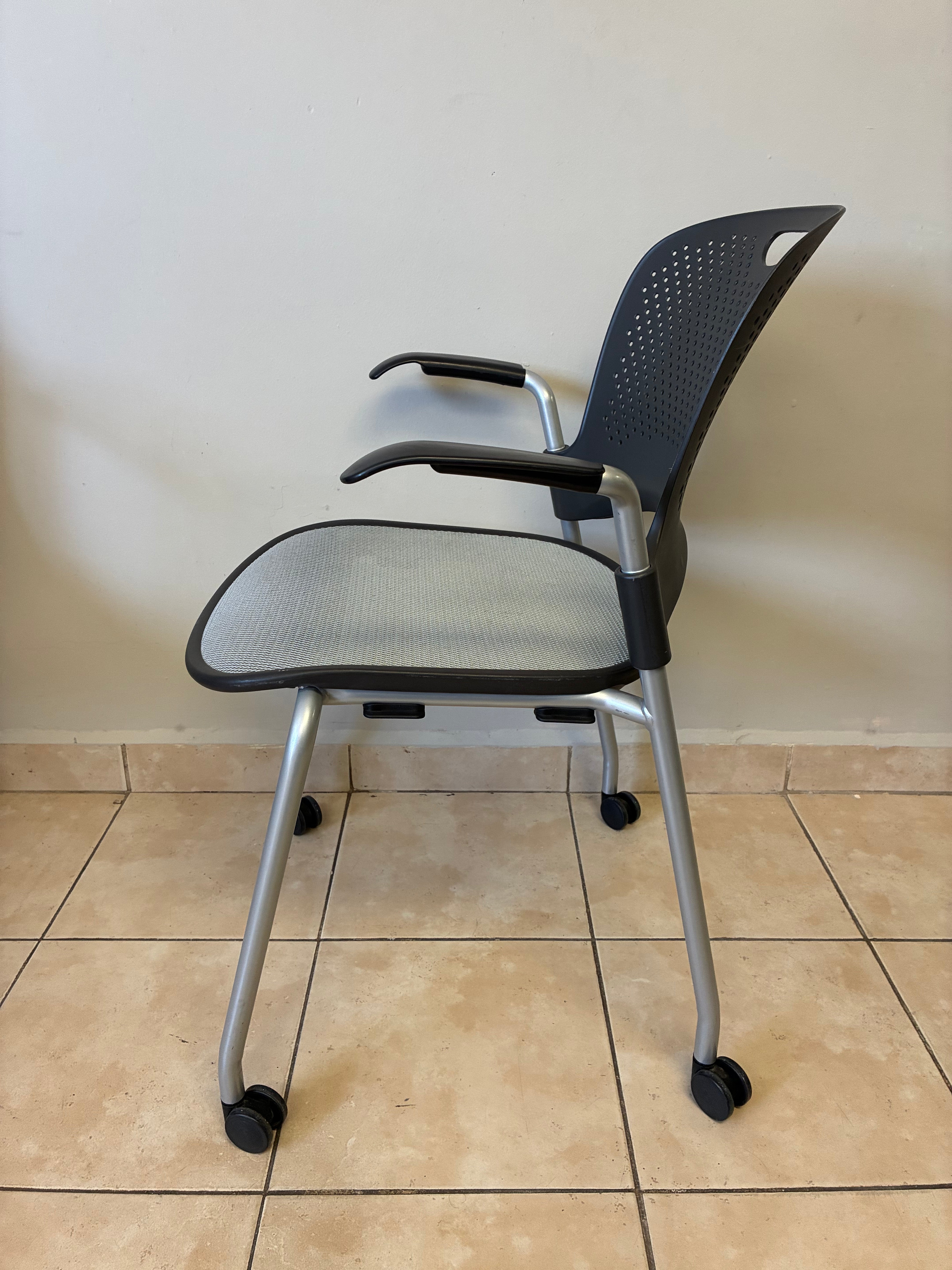 Silla Caper Negro/Gris Herman Miller - Preowned