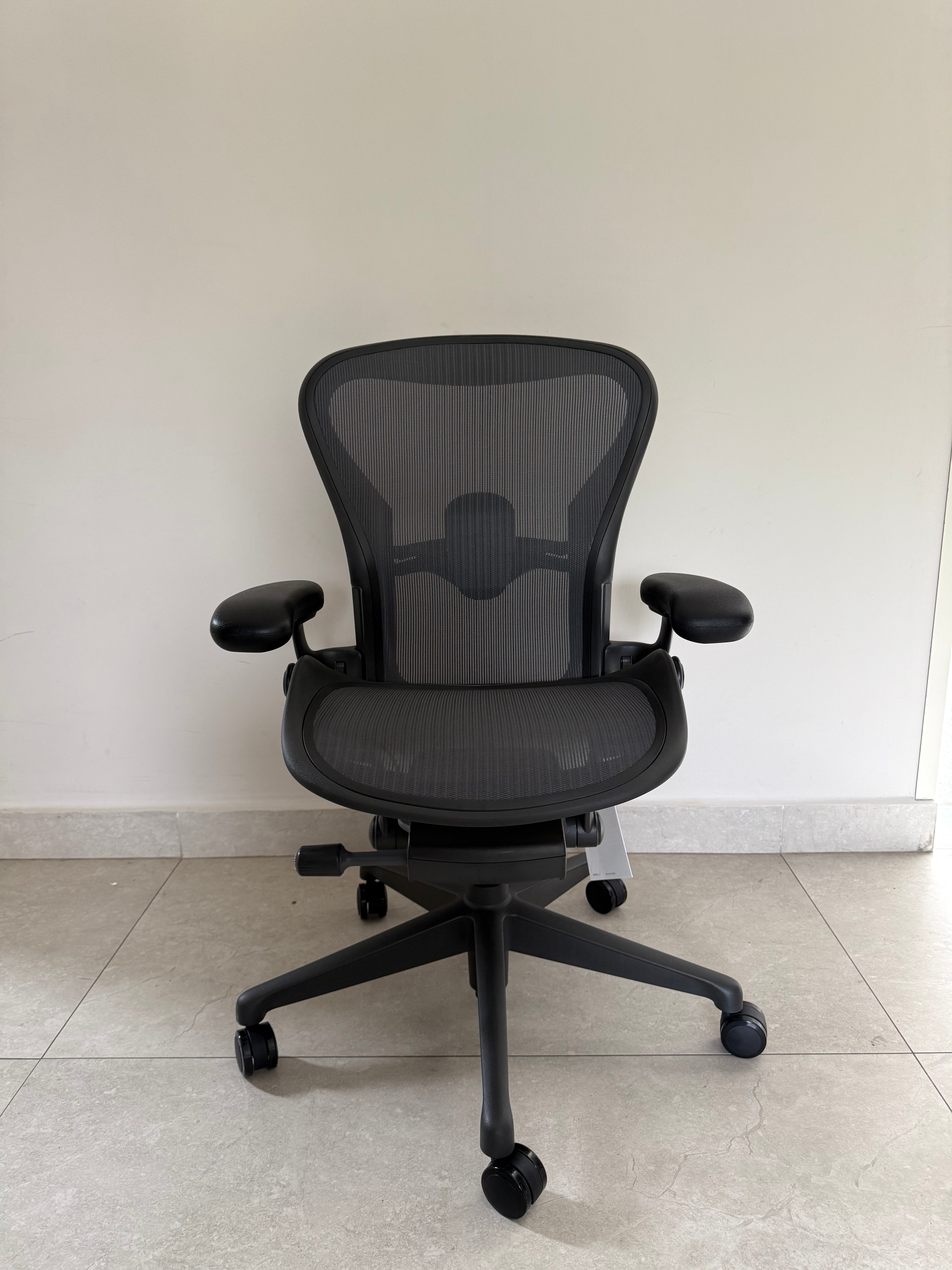 Aeron Remastered Grafito talla B Exhibición