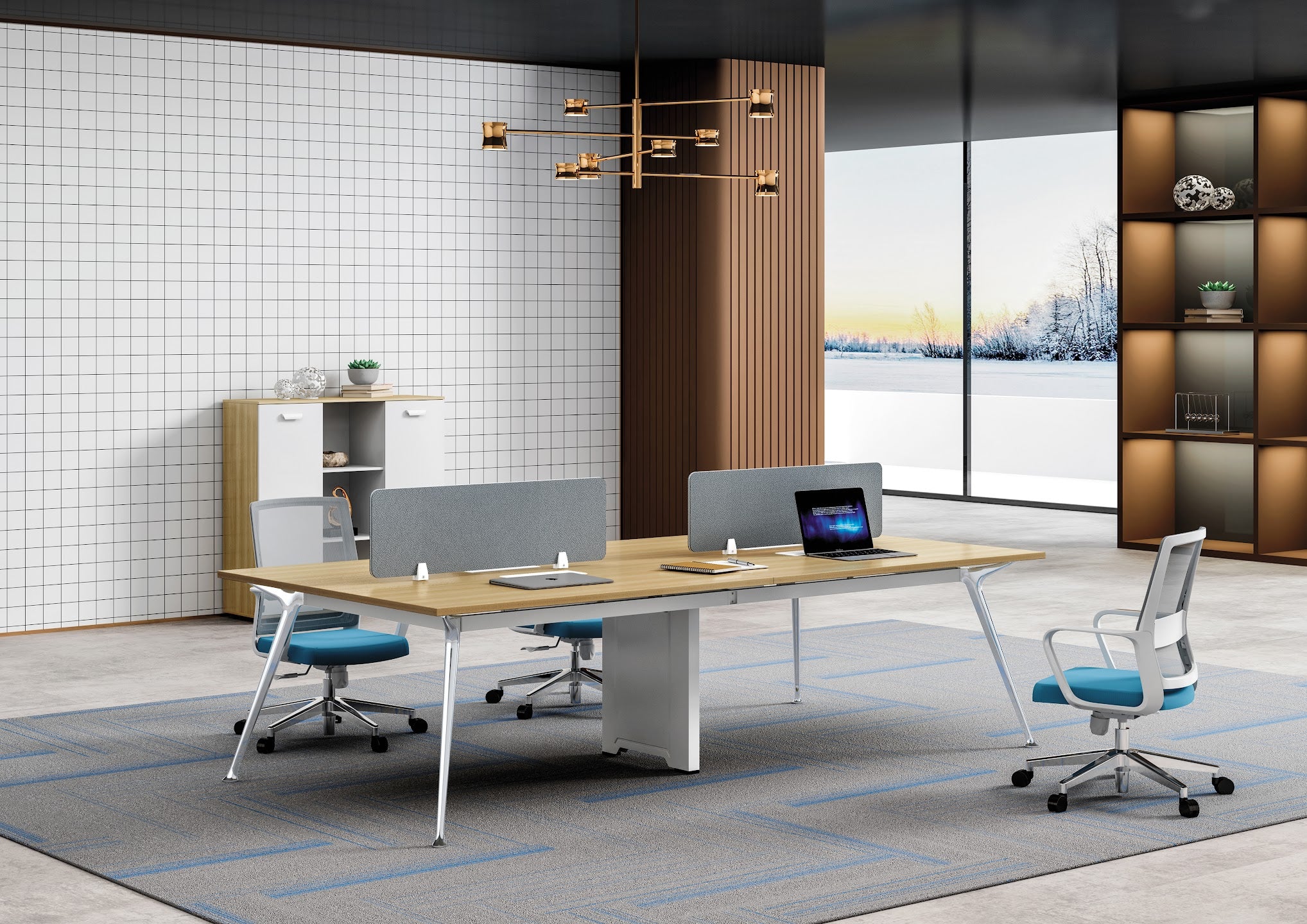 Escritorio Zoom con Pata Cableable 240 X 120