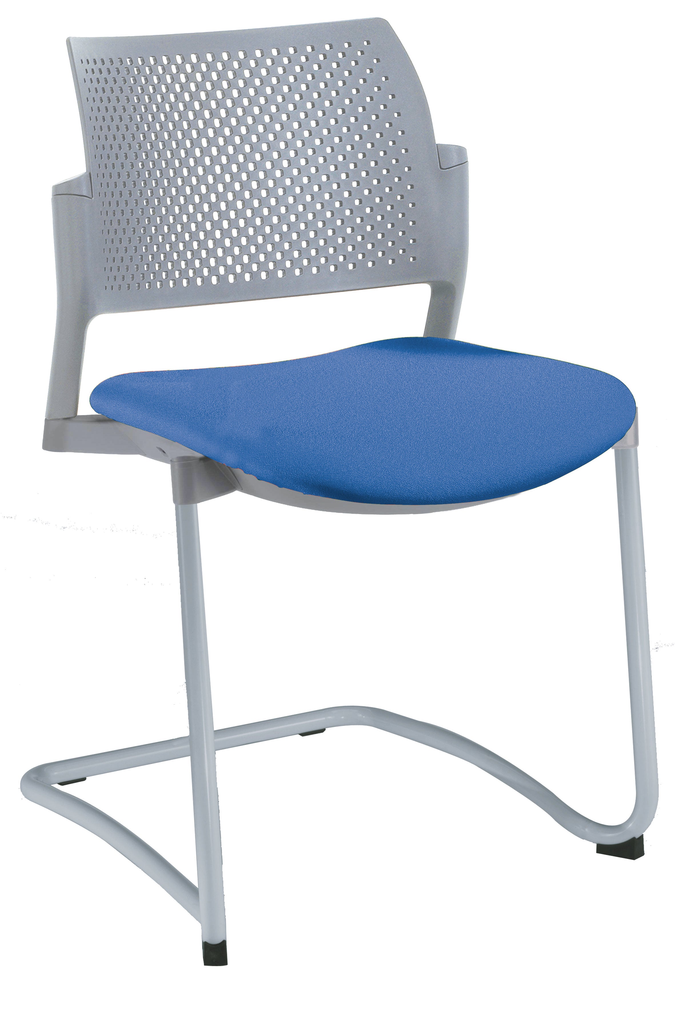 Silla Kyos Gris Semi Tapizadas