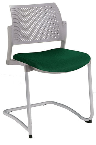 Silla Kyos Gris Semi Tapizadas