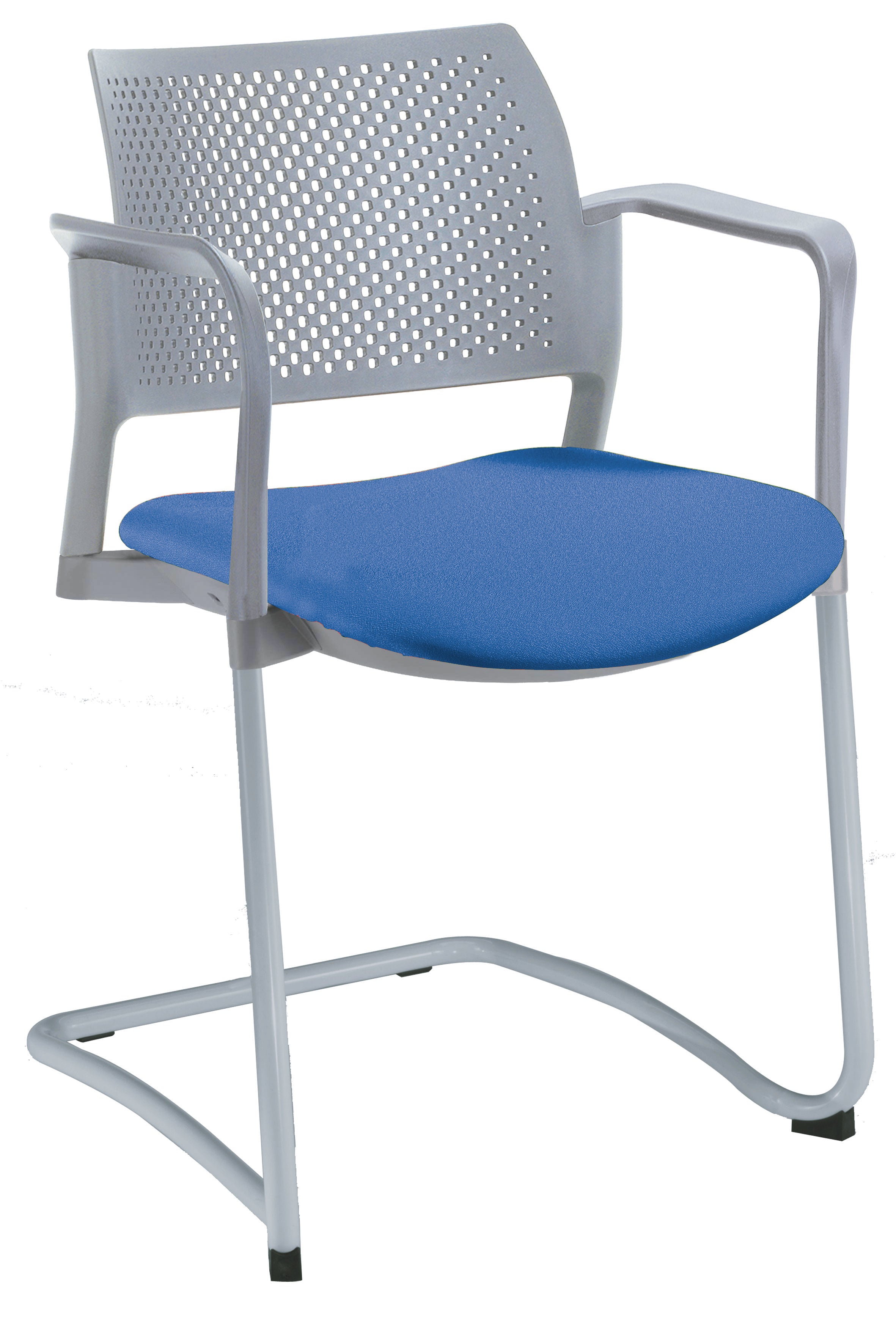 Silla Kyos Gris Semi Tapizadas