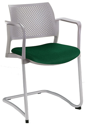 Silla Kyos Gris Semi Tapizadas
