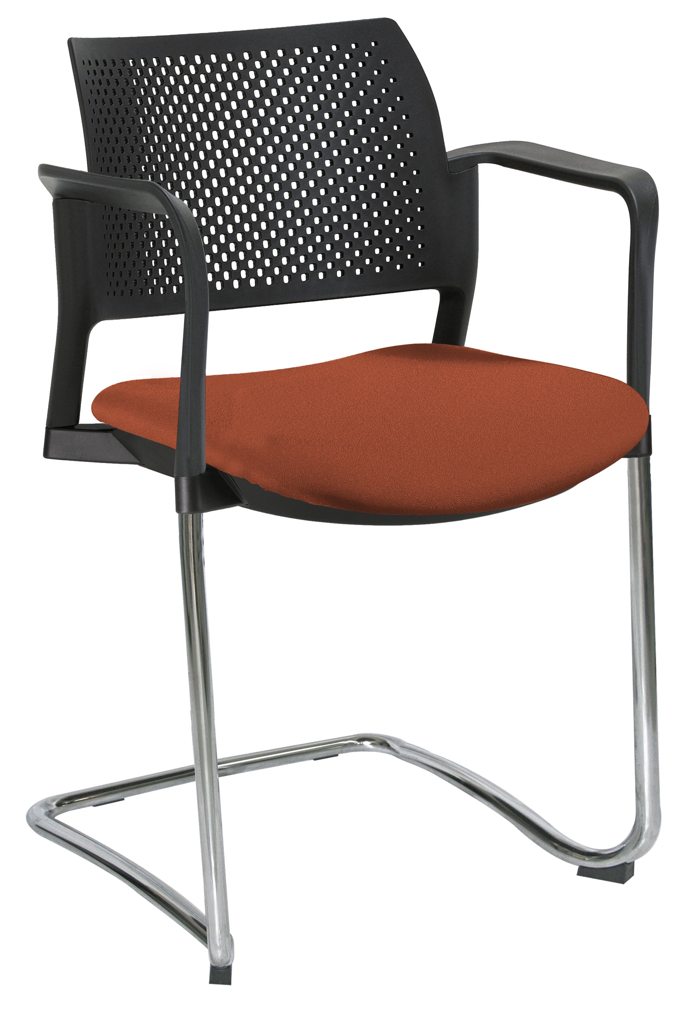 Silla Kyos Negro Semi Tapizadas