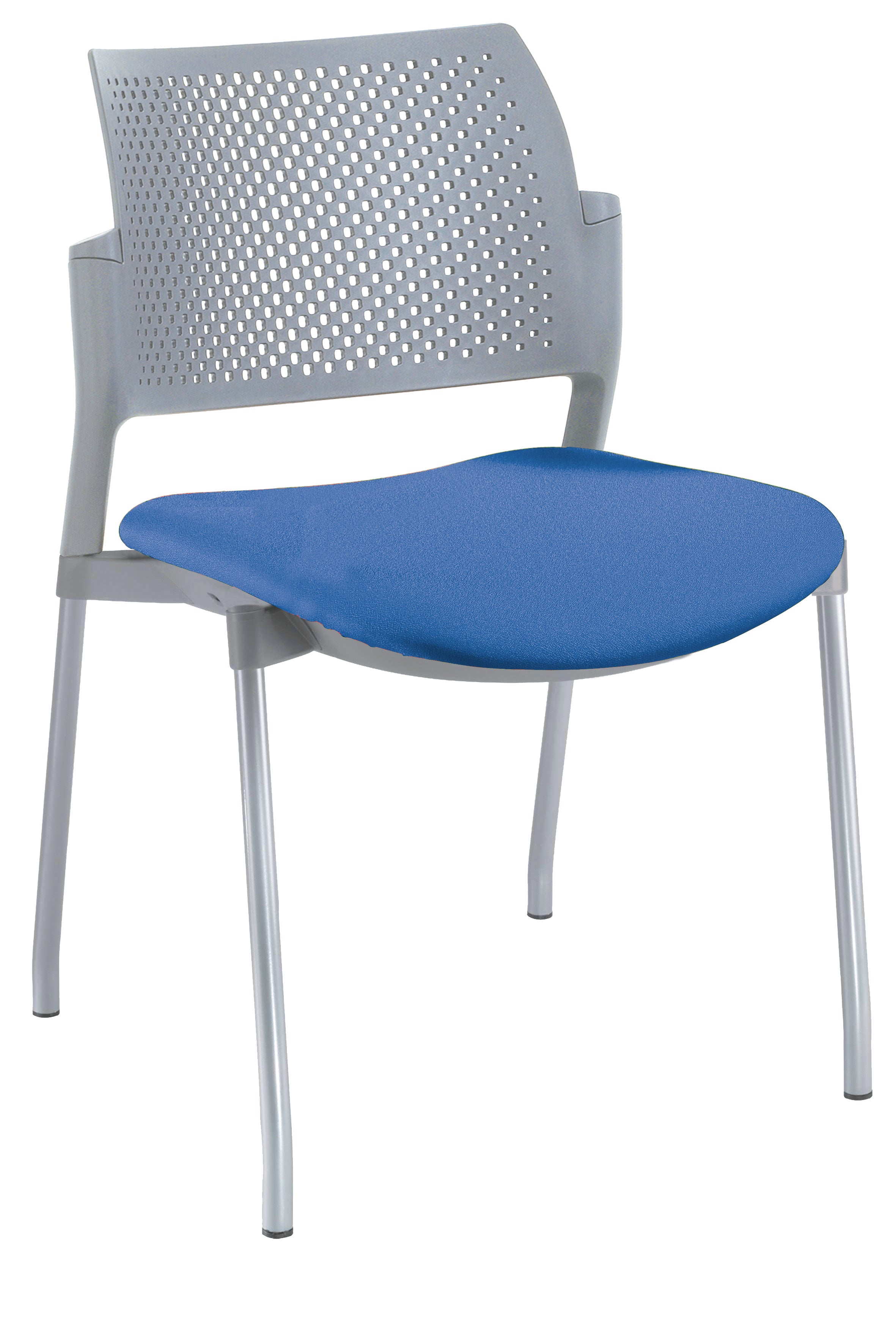 Silla Kyos Gris Semi Tapizadas