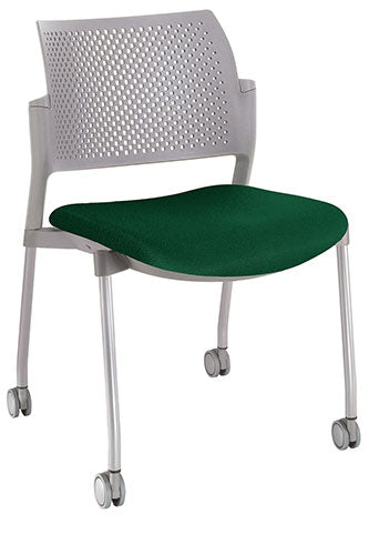 Silla Kyos Gris Semi Tapizadas