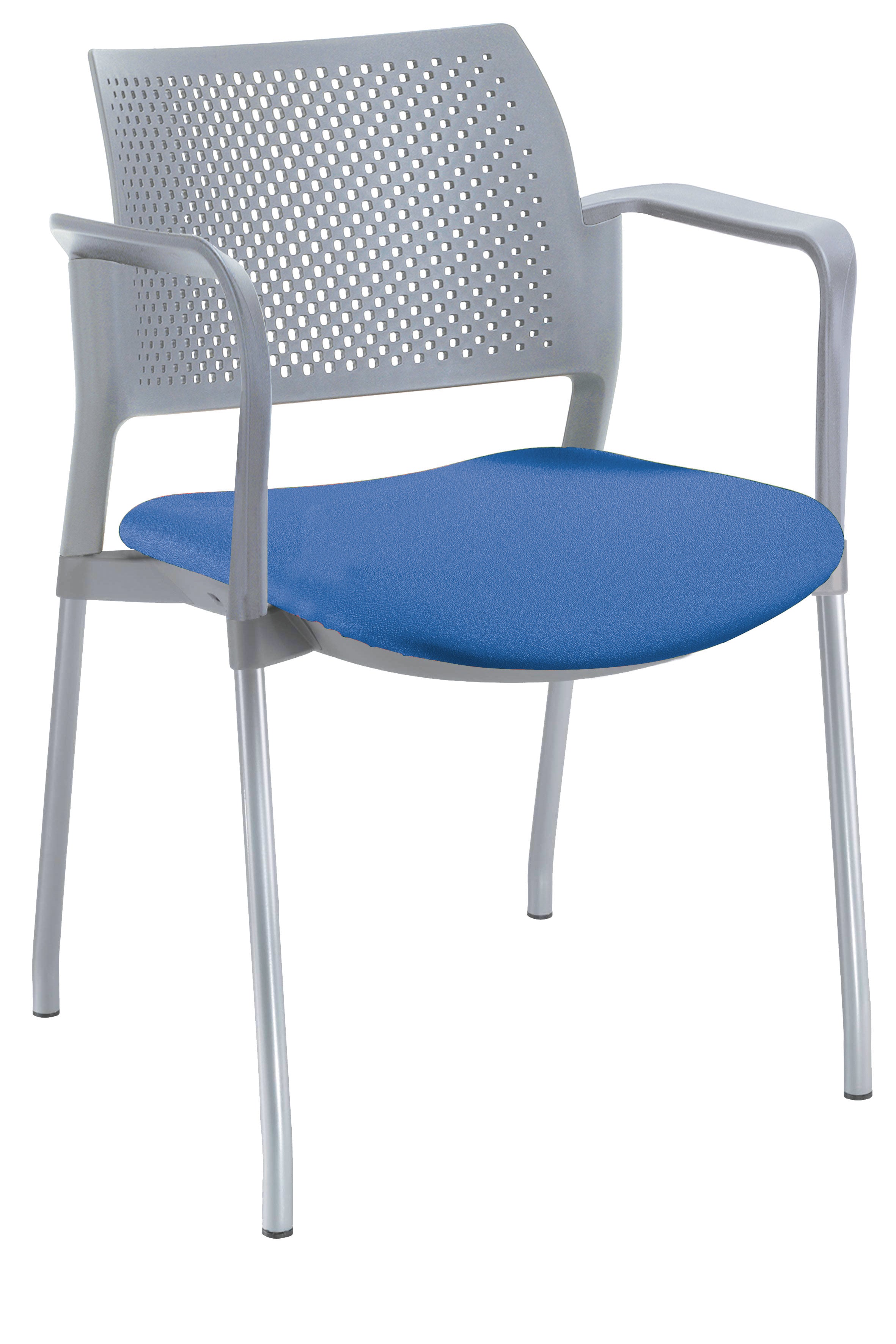 Silla Kyos Gris Semi Tapizadas