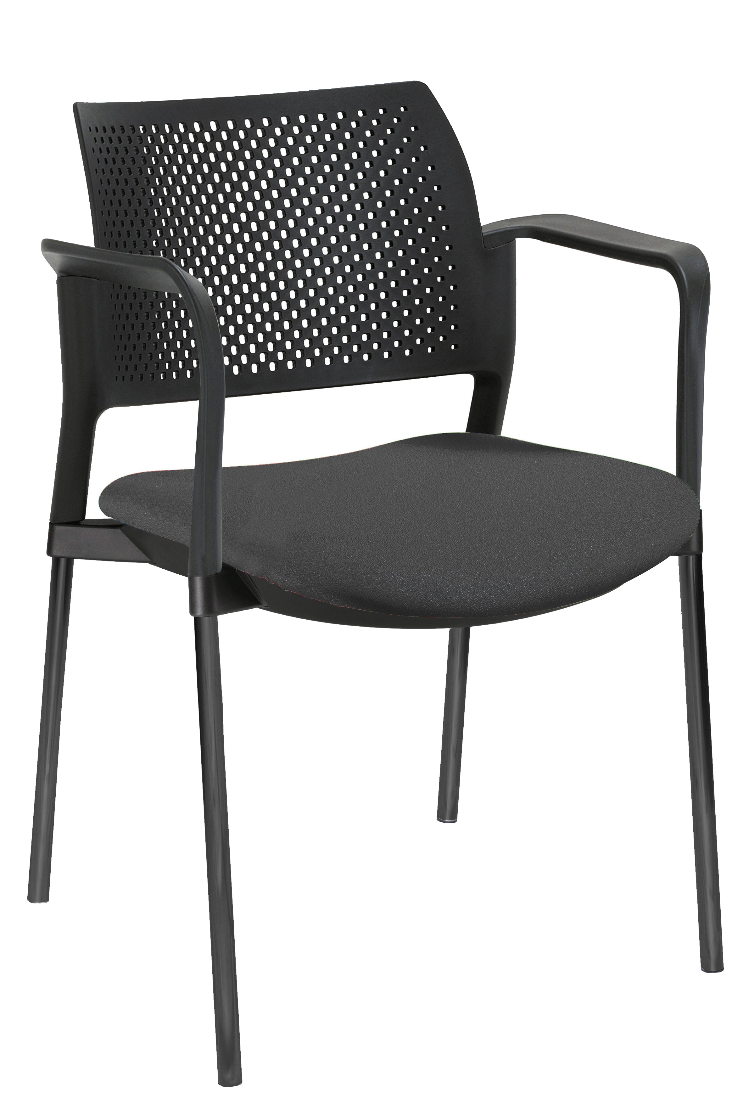 Silla Kyos Negro Semi Tapizadas