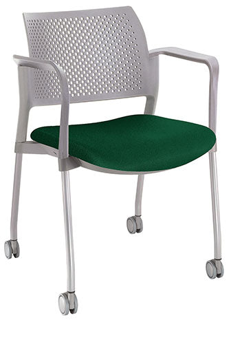 Silla Kyos Gris Semi Tapizadas