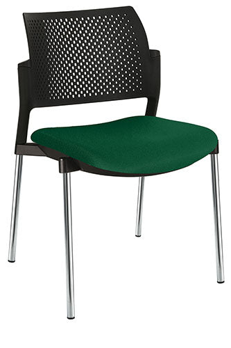 Silla Kyos Negro Semi Tapizadas