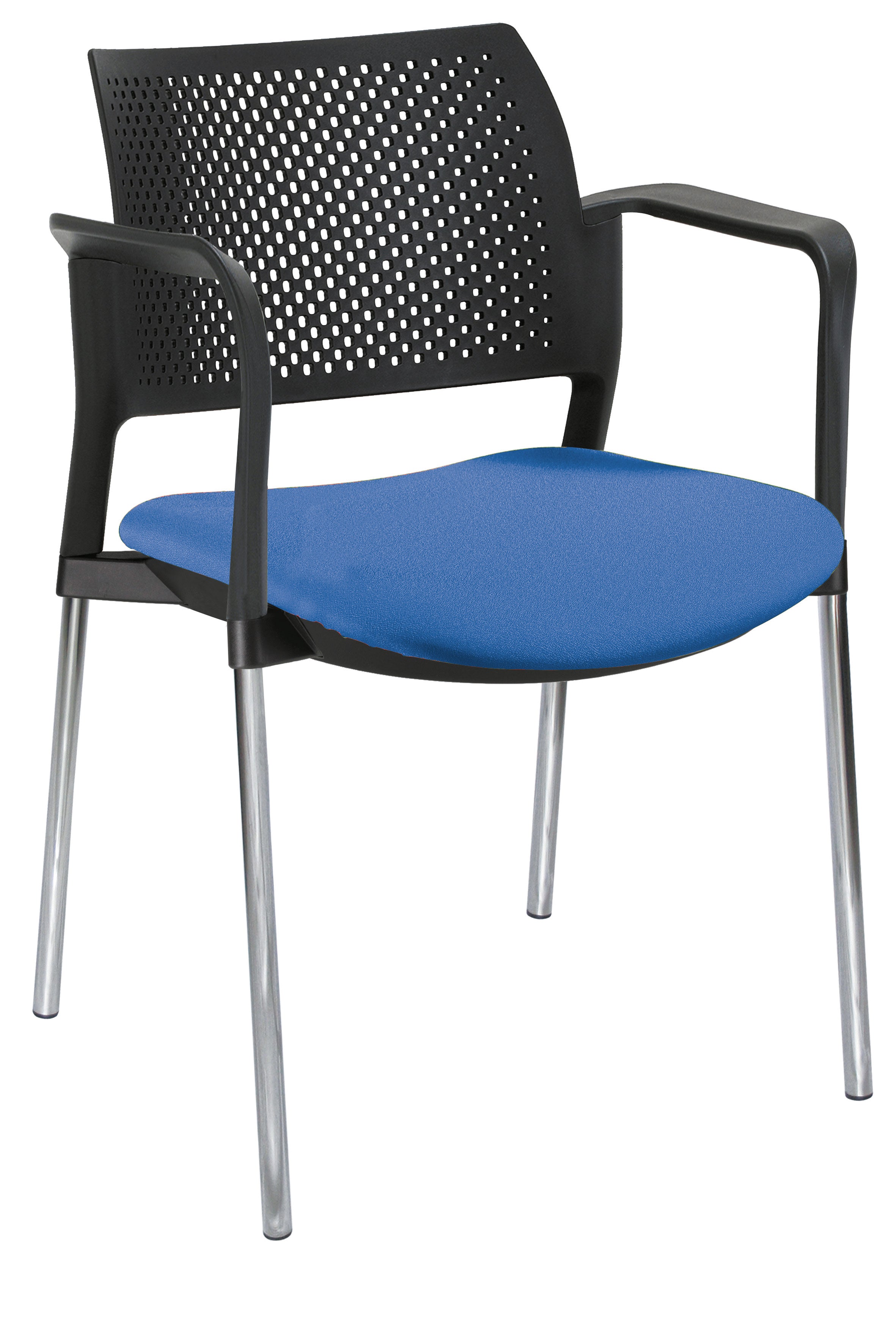 Silla Kyos Negro Semi Tapizadas
