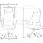 Silla Dirección President Respaldo Alto