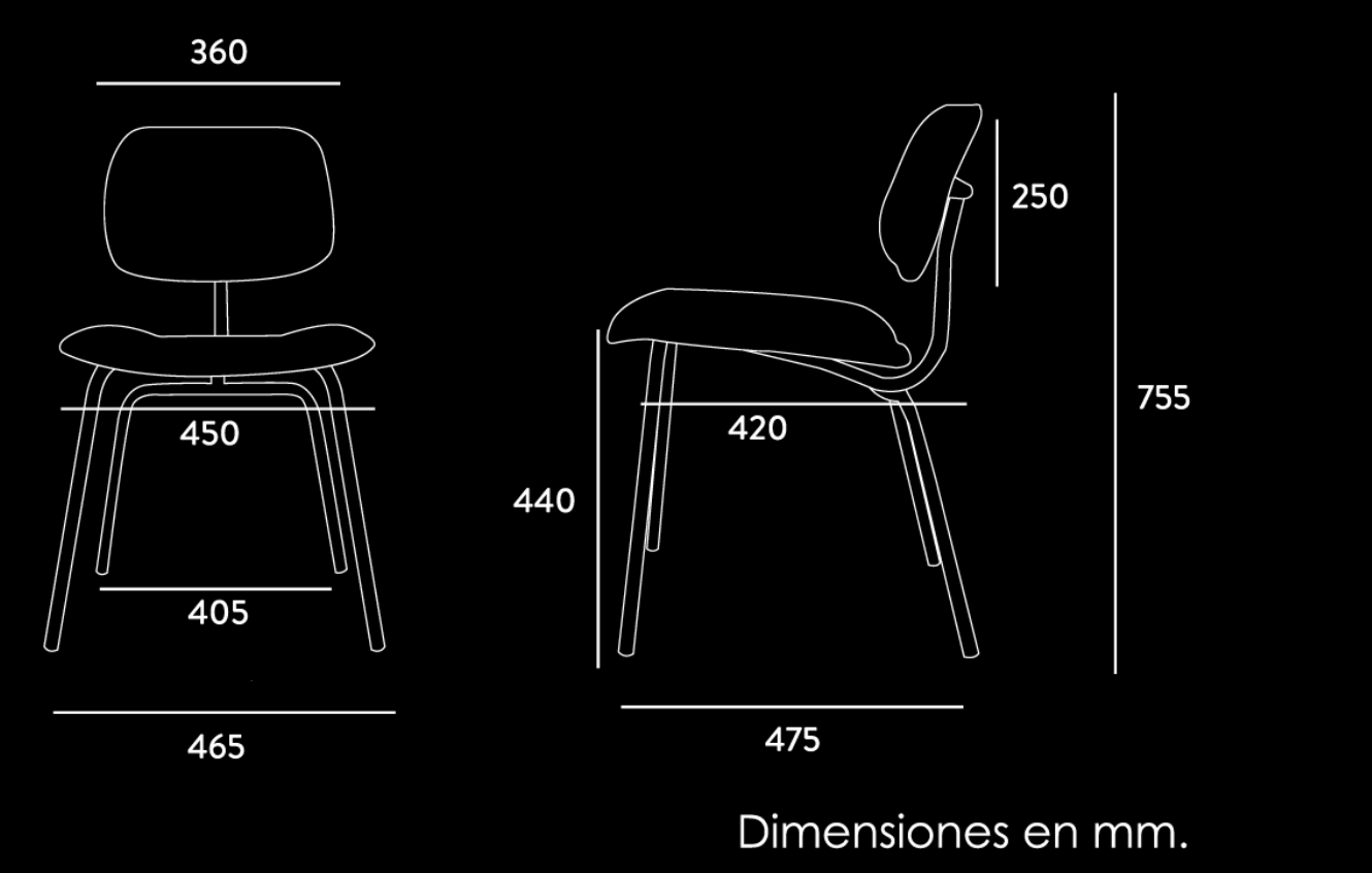 Diseño ergonómico y cómodo de la Silla Silohuette