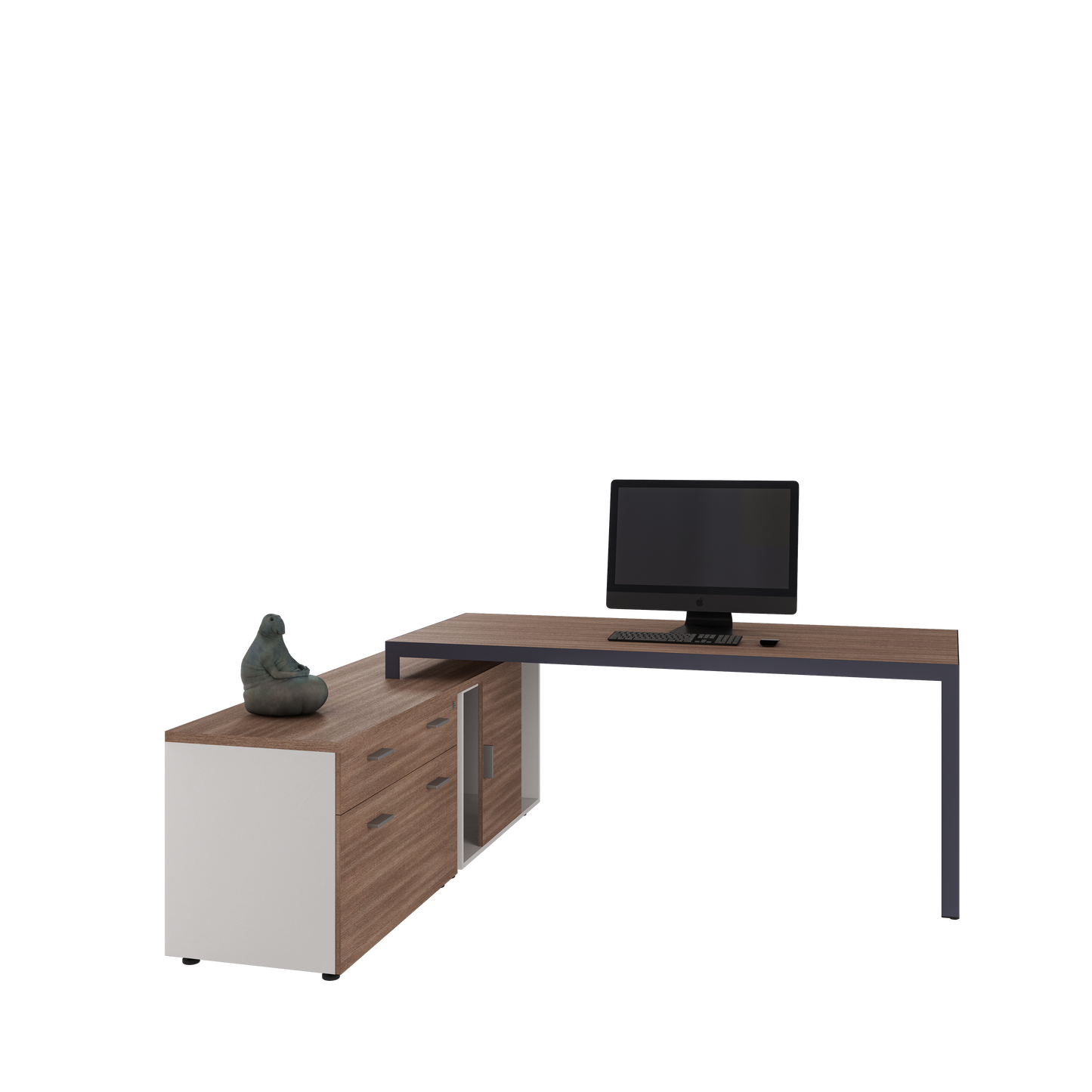 Escritorio Studio Ejecutivo con Credenza Melamina