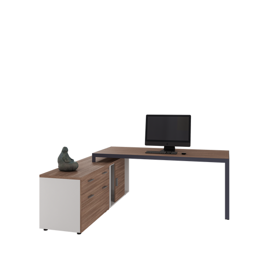 Escritorio Studio Director con Credenza Melamina