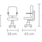 Silla Operativa OPE820 mesh y tela