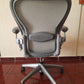Aeron Classic talla C con soporte de bolillo ajustable color gris
