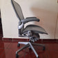 Aeron Classic talla C con soporte de bolillo ajustable color gris