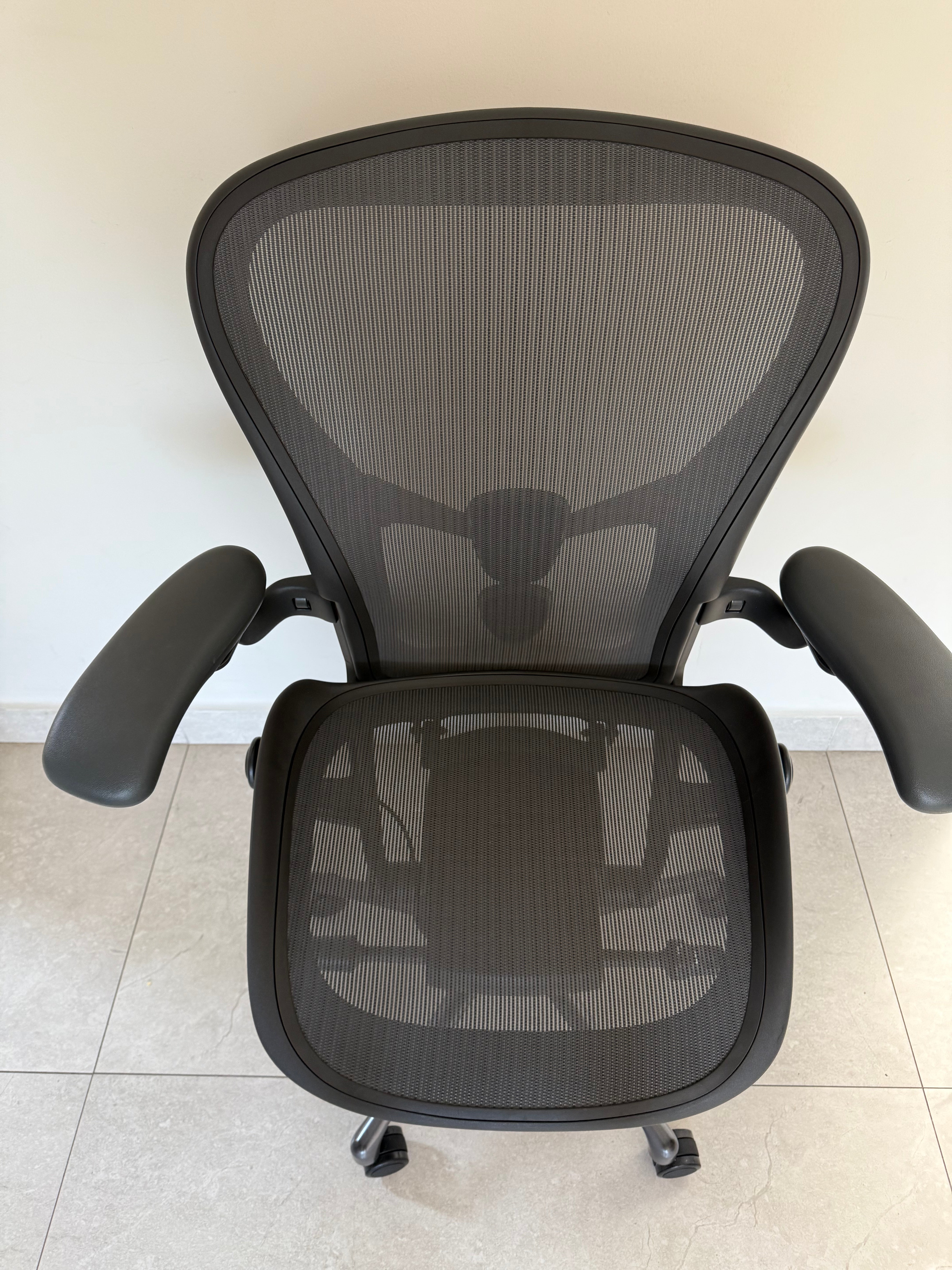 Vista lateral Aeron Grafito Posture Fit SL Talla C