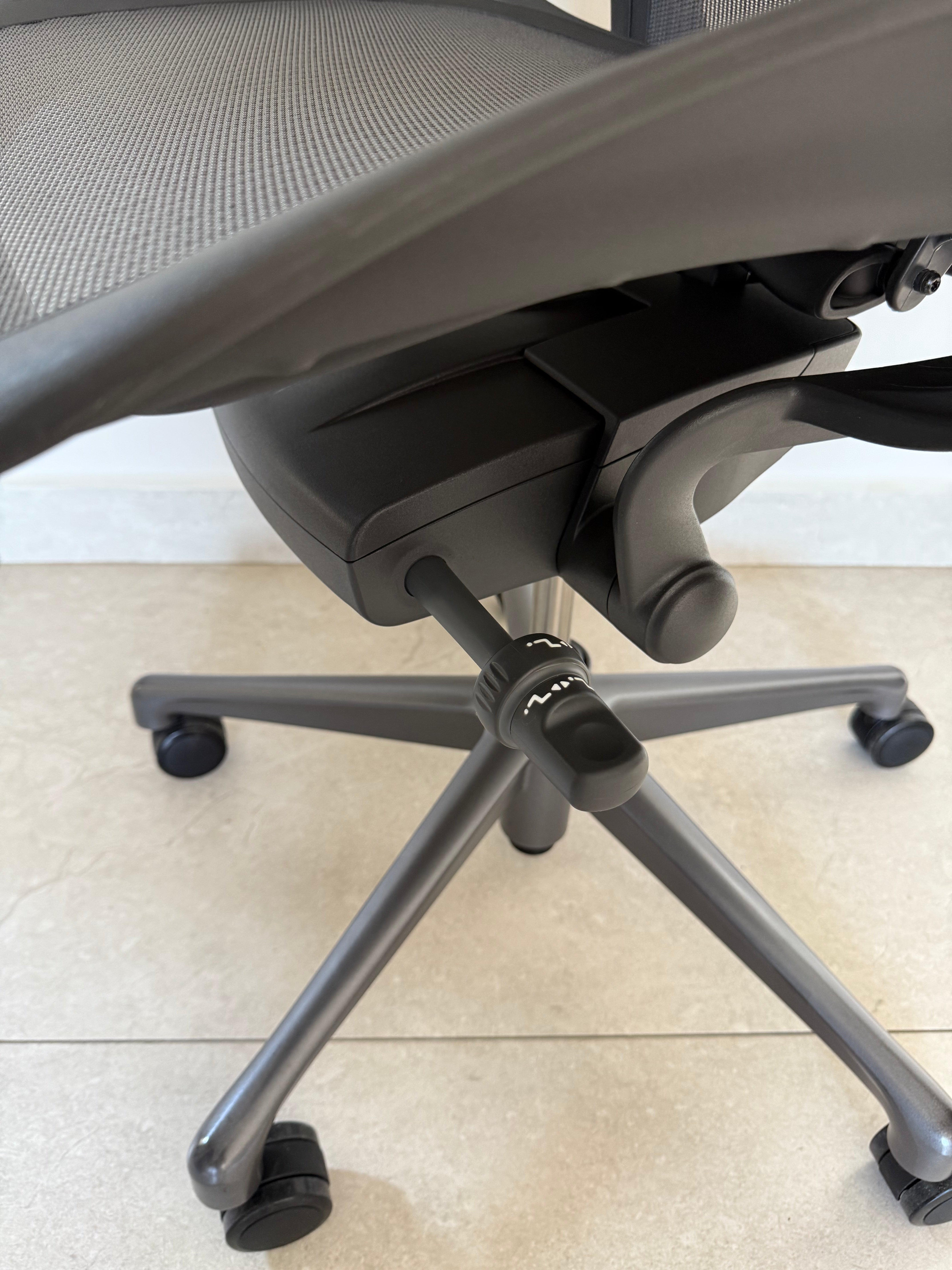 Vista trasera Aeron Grafito Posture Fit SL Talla C