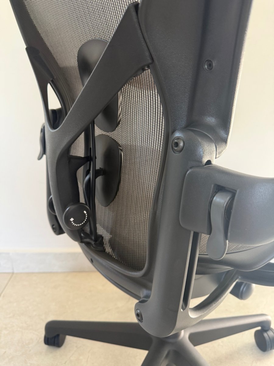 Aeron Herman Miller B Grafito Equipada - Preowned - Ergonomik silla ergonomica Herman Miller