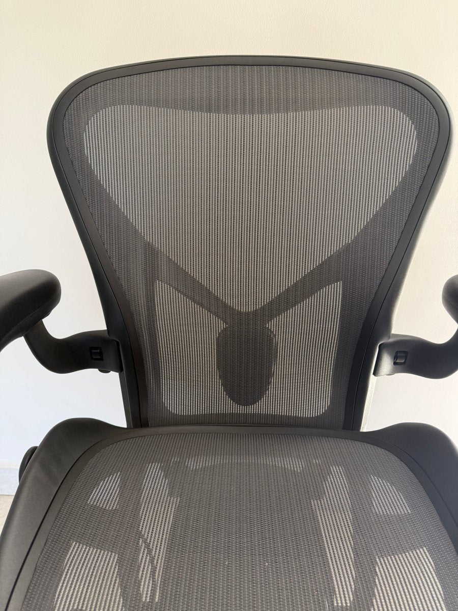 Aeron Herman Miller Grafito Soporte Y Talla B - Preowned - Ergonomik silla ergonomica Herman Miller