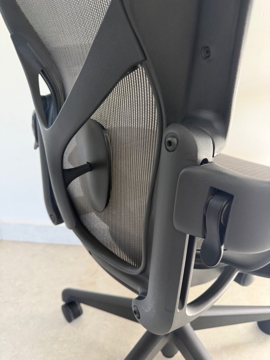 Aeron Herman Miller Grafito Soporte Y Talla B - Preowned - Ergonomik silla ergonomica Herman Miller