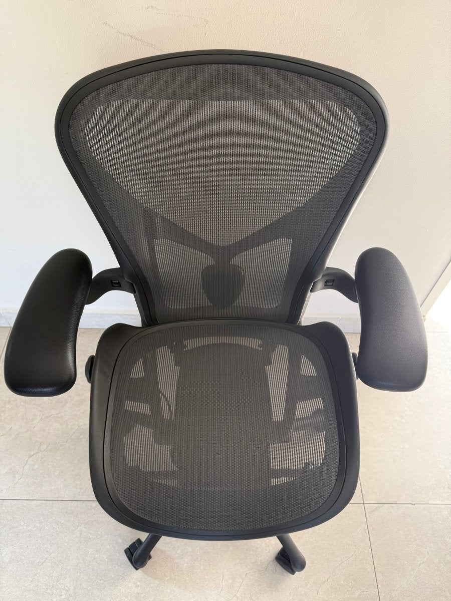 Aeron Herman Miller Grafito Soporte Y Talla B - Preowned - Ergonomik silla ergonomica Herman Miller
