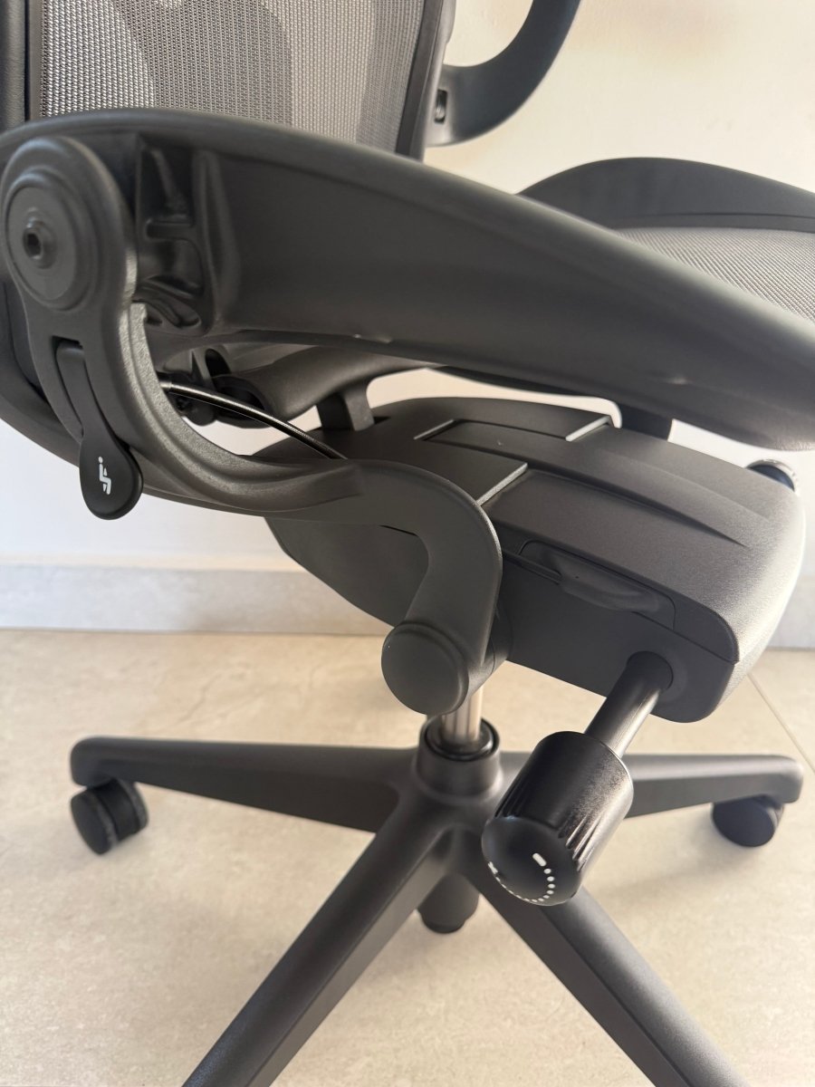 Aeron Herman Miller Grafito Soporte Y Talla B - Preowned - Ergonomik silla ergonomica Herman Miller