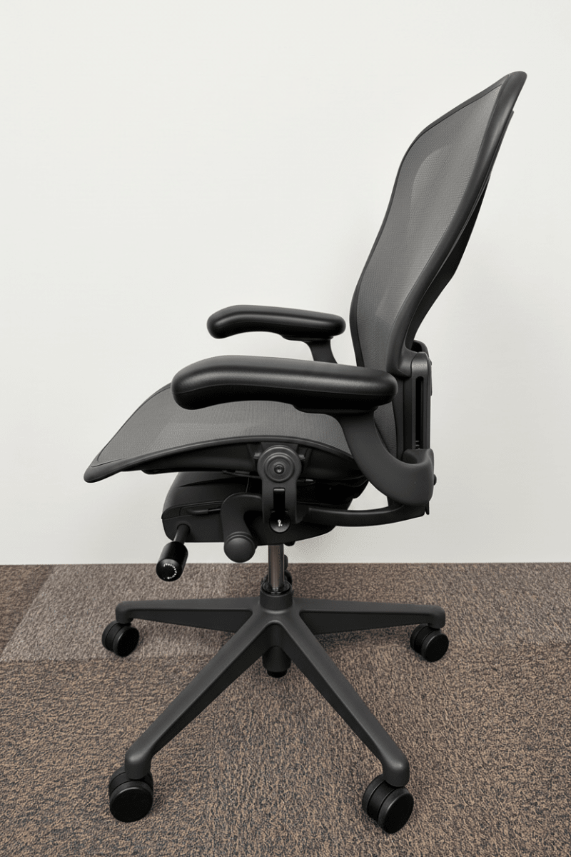 Aeron Herman Miller Talla B Equipada Remastered Brazos 2D- Preowned - Ergonomik silla ergonomica Herman Miller