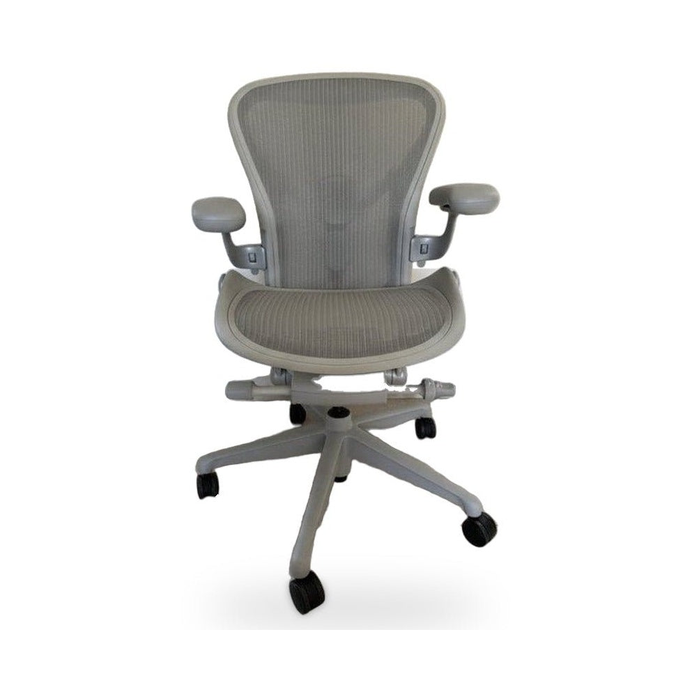 Aeron Herman Miller B Mineral Equipada - Preowned - Ergonomik silla ergonomica Herman Miller