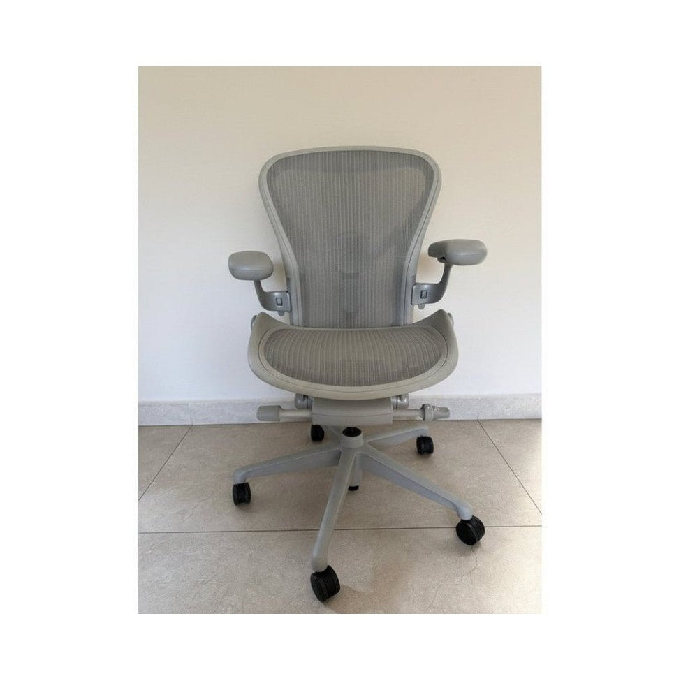 Aeron Herman Miller B Mineral Equipada - Preowned - Ergonomik silla ergonomica Herman Miller