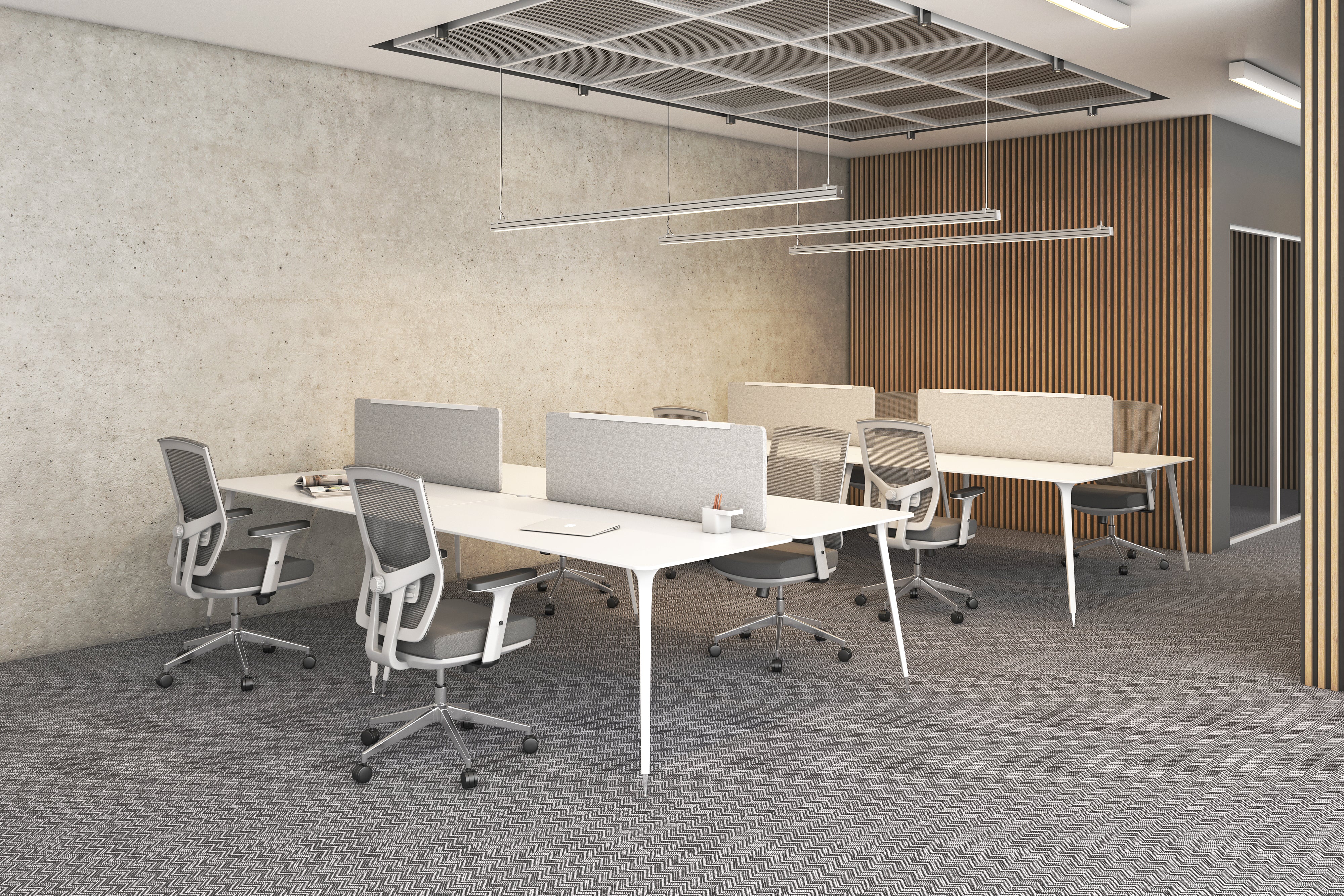 Ajuste de altura Silla Ejecutiva Aiko Gris