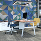 Conjunto Operativo Alpha con credenza lateral