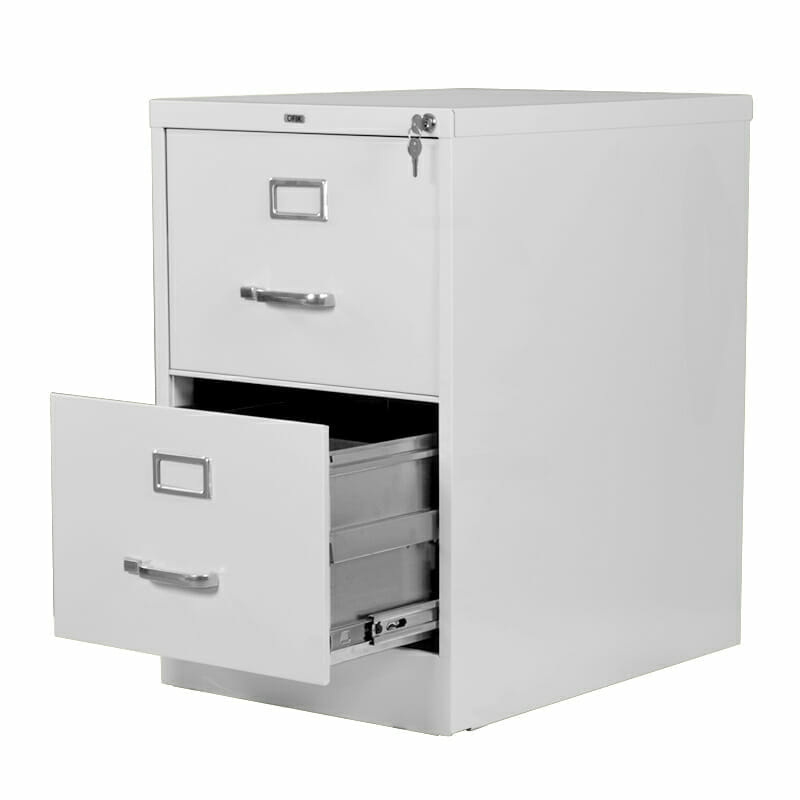 Primer plano de la estructura resistente del archivero