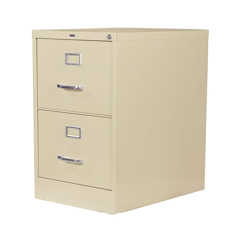 Vista frontal del Archivero 2 Gavetas Institucional