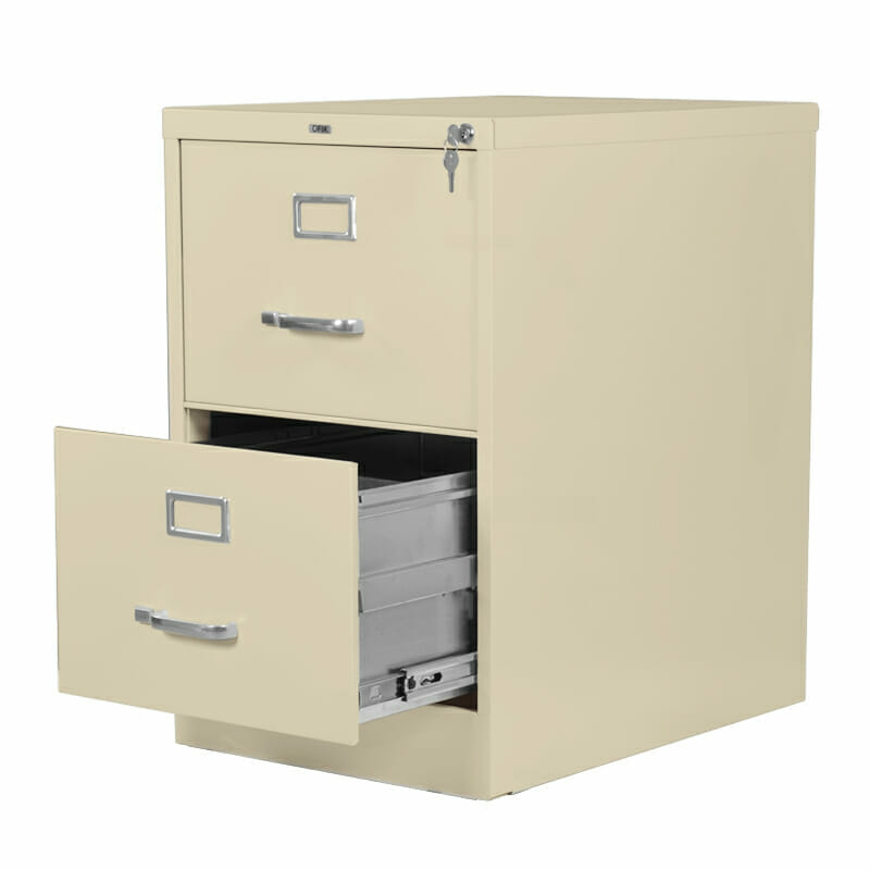 Material y acabado del Archivero 2 Gavetas Institucional